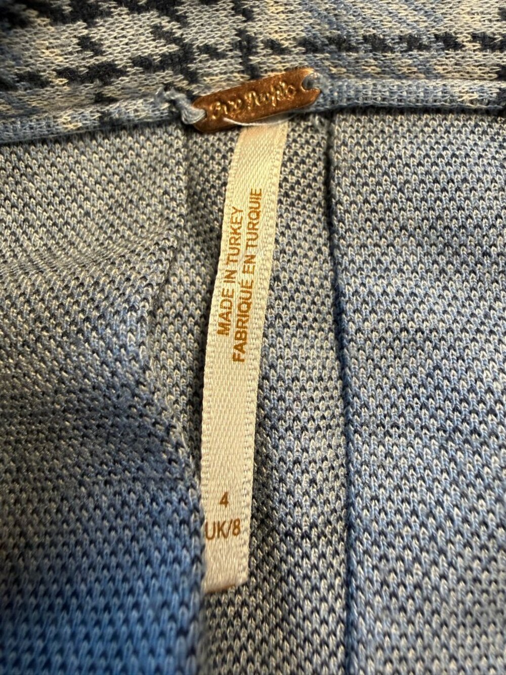 FREE PEOPLE Women's Honey Pleated Skirt Size 4 In Ocean - Picture 4 of 7